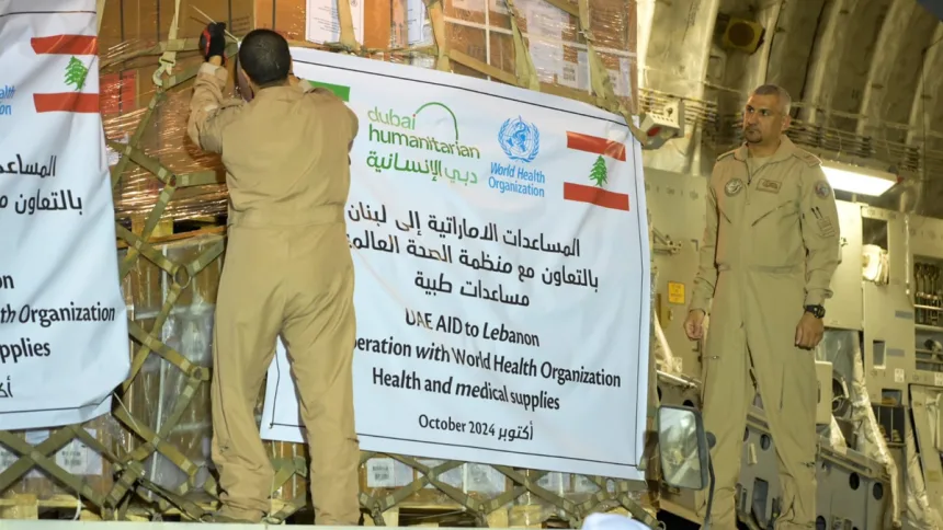 ‘UAE Stands with Lebanon’: UAE dispatches emergency aid