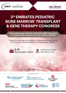 3rd Emirates Pediatric Bone Marrow Transplant Congress Brochure page 0001